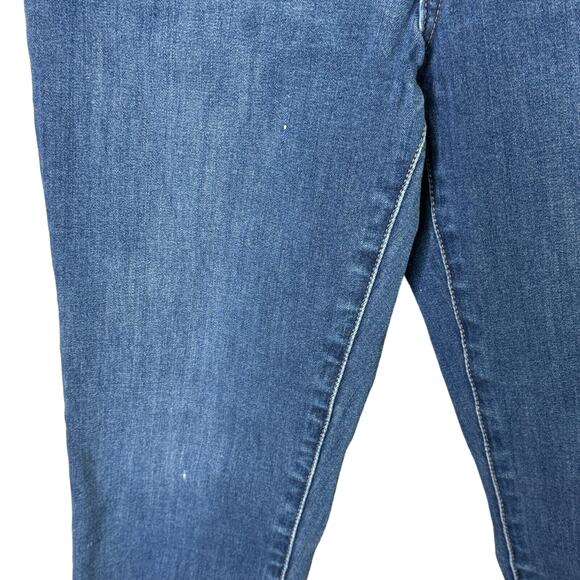 Madewell Womens‎ Blue Skinny Jeans Size 28 Denim 10" High Rise Button Fly - Picture 5 of 13